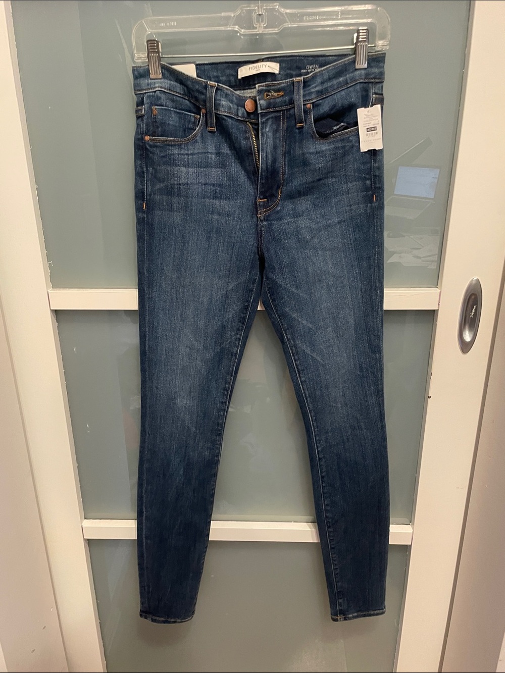 Fidelity denim Gwen High Super Skinny Jeans, size 25, NWT